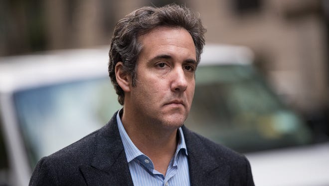 Michael Cohen, former personal attorney for President  Trump, exits the Loews Regency Hotel, May 11, 2018 in New York City.