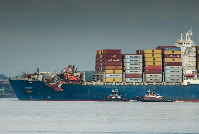 May 20, 2024: The stranded cargo ship that has been blocking one of America's busiest ports has been removed from the site of the accident, nearly two months after it struck and destroyed a bridge in Baltimore, authorities said.