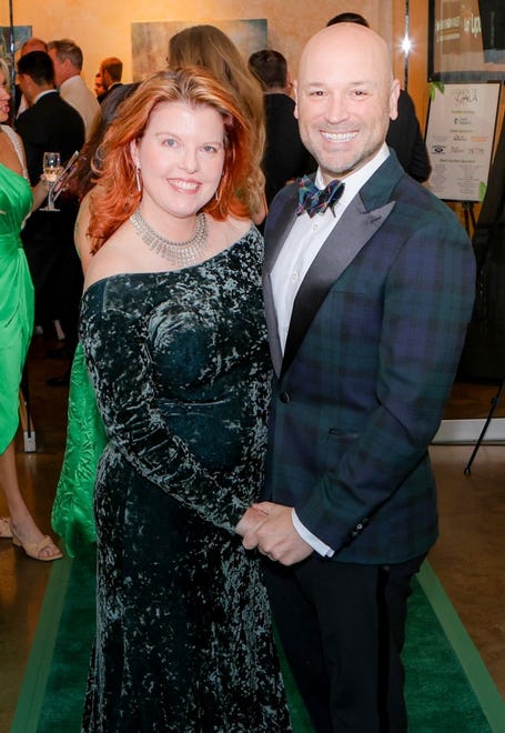 Robert Bendetti, Jennifer Bendetti at the Greenville Zoo Foundation’s 3rd annual Green Tie Gala at Zen. Guests in their themed green attire enjoyed an evening of elegance and fun. All proceeds benefit projects for improving animal habitats and guest experience at the zoo.