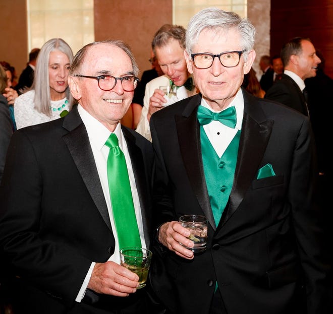 John Mioduski, Bob Schrage at the Greenville Zoo Foundation’s 3rd annual Green Tie Gala at Zen. Guests in their themed green attire enjoyed an evening of elegance and fun. All proceeds benefit projects for improving animal habitats and guest experience at the zoo.