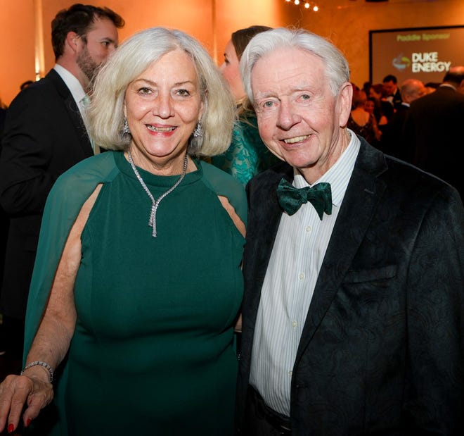 Deborah Hoffman, Paul Jackson at the Greenville Zoo Foundation’s 3rd annual Green Tie Gala at Zen. Guests in their themed green attire enjoyed an evening of elegance and fun. All proceeds benefit projects for improving animal habitats and guest experience at the zoo.