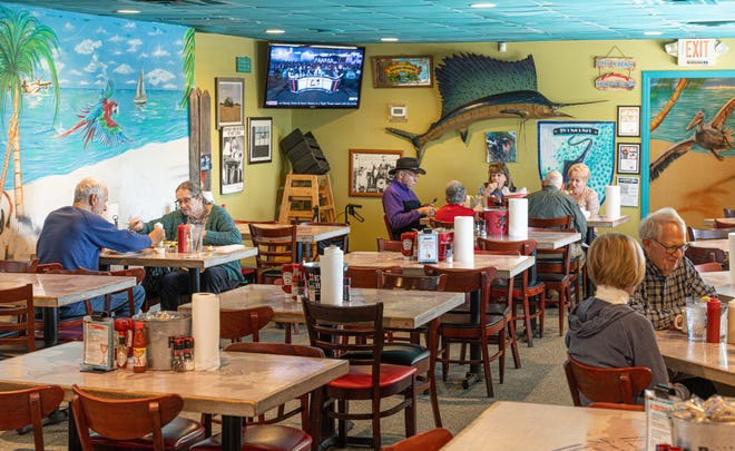 Bimini's Oyster Bar and Seafood Cafe is on Villa Road in Greenville, near Haywood at Pelham Roads.