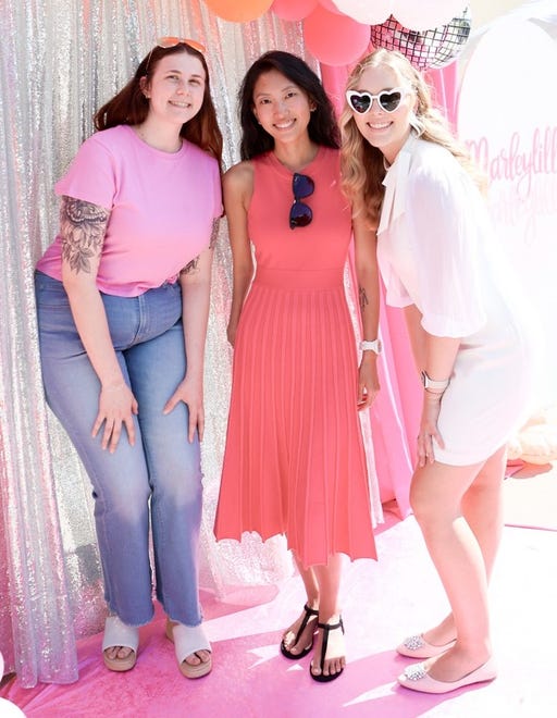 Tori Melton, Jessica Thompson, Jasmine Brockburg at the 3rd Annual GirlUpGreenville and Marleylilly fashion show. The event at Marleylilly’s headquarters, celebrated and benefitted GirlUpGreenville’s work to help Greenville girls reach their full potential and know their true worth and value. Marleylilly specializes in monogrammed clothing, accessories and gifts.