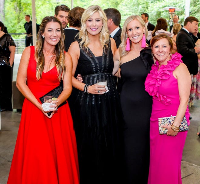 Ashley Rehn, Ashley Brown, Drake Gribbin, Eleanor Colvin at the 2024 Hope Ball, which supports the Cancer Society of Greenville. This year’s event was held at the 405 Venue in Downtown Greenville. The biennial black-tie dinner and dance was inaugurated in 1984.