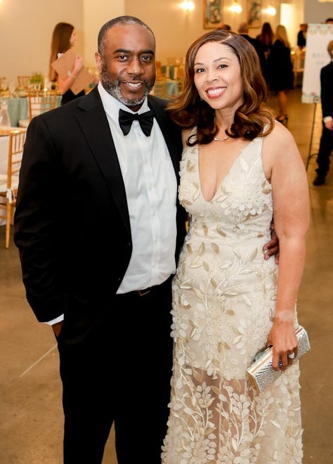 Tondre Buck, Tameka Buck at the 2024 Hope Ball, which supports the Cancer Society of Greenville. This year’s event was held at the 405 Venue in Downtown Greenville. The biennial black-tie dinner and dance was inaugurated in 1984.