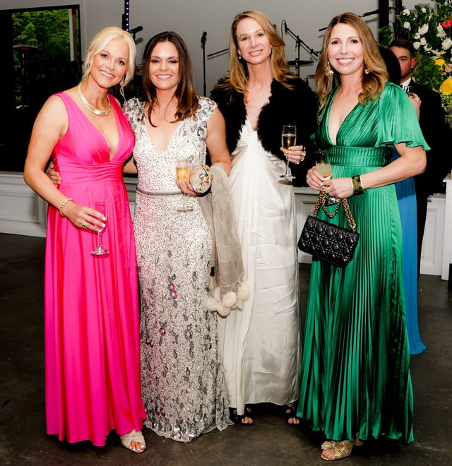 Angela Green, Elysia Pearce, Megan Van Linda, Abby Lyle at the 2024 Hope Ball, which supports the Cancer Society of Greenville. This year’s event was held at the 405 Venue in Downtown Greenville. The biennial black-tie dinner and dance was inaugurated in 1984.