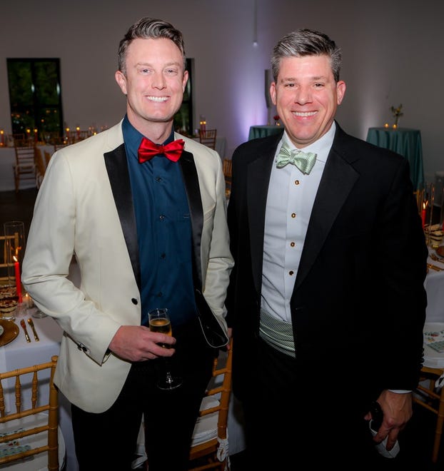 Christopher Cain, Trey Warren at the 2024 Hope Ball, which supports the Cancer Society of Greenville. This year’s event was held at the 405 Venue in Downtown Greenville. The biennial black-tie dinner and dance was inaugurated in 1984.