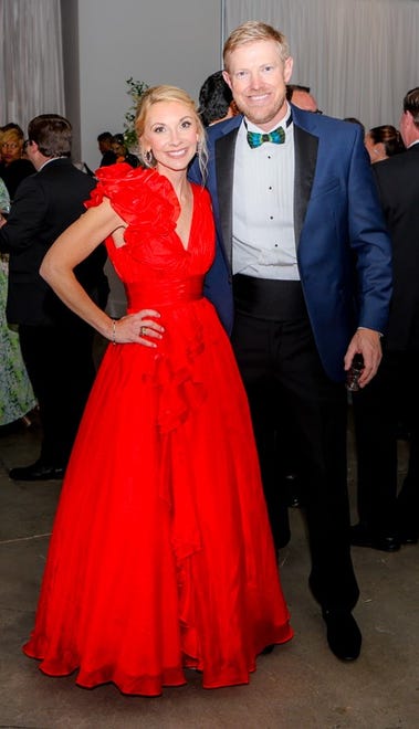 Brandi and Parker Ariail at the 2024 Hope Ball, which supports the Cancer Society of Greenville. This year’s event was held at the 405 Venue in Downtown Greenville. The biennial black-tie dinner and dance was inaugurated in 1984.