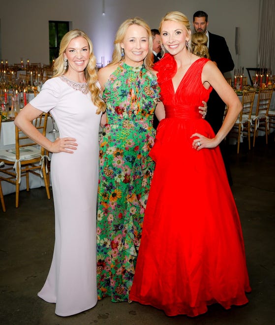 Sara Shamblin, Kelly Warren, Brandy Ariail at the 2024 Hope Ball, which supports the Cancer Society of Greenville. This year’s event was held at the 405 Venue in Downtown Greenville. The biennial black-tie dinner and dance was inaugurated in 1984.