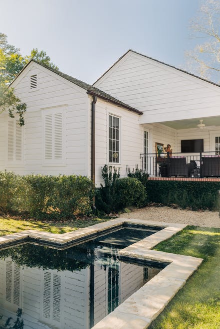 Among the changes made by the Wheelers were a back porch and pool added for outdoor living and a small attic converted into a playroom for the couple's grandchildren.