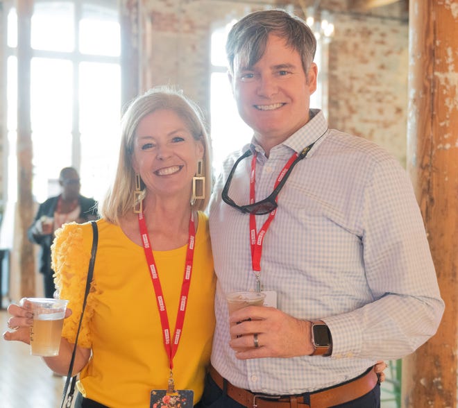 Todd and Heather Whitley at the Opening Night VIP Gala for Artisphere’s 20th anniversary, held at the Events at Judson Mill venue. Attendees enjoyed food and drinks by Table 301 and music by the Fly Fidelity band.