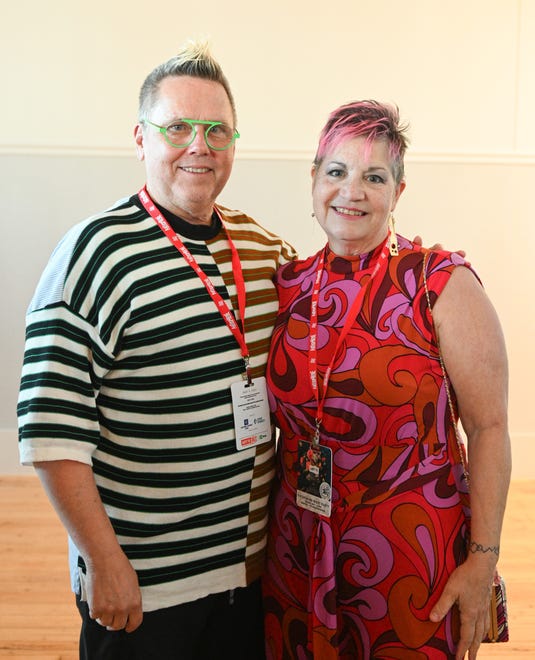 Keith Grace, Shari Grace at the Opening Night VIP Gala for Artisphere’s 20th anniversary, held at the Events at Judson Mill venue. Attendees enjoyed food and drinks by Table 301 and music by the Fly Fidelity band.