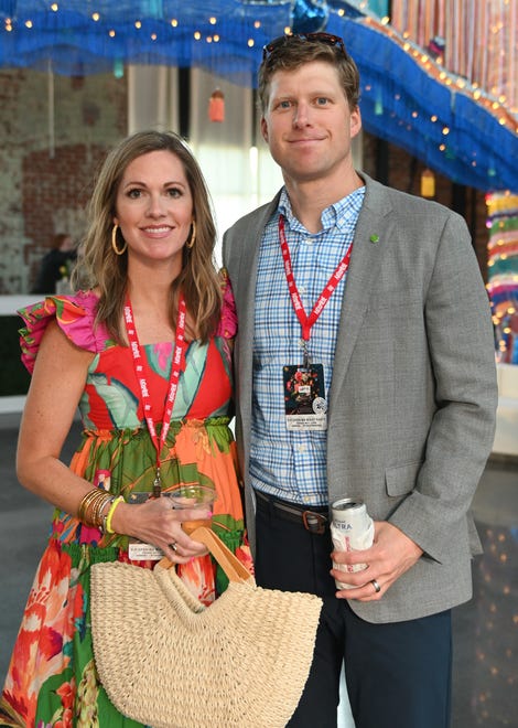 Jennifer and Drew Boland at the Opening Night VIP Gala for Artisphere’s 20th anniversary, held at the Events at Judson Mill venue. Attendees enjoyed food and drinks by Table 301 and music by the Fly Fidelity band.