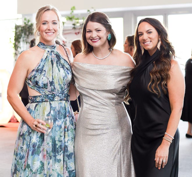 Brittany Gillis, Carlyle Olive, Lynn Odum at the 2024 Upstate Heart Ball, an elegant, black-tie evening to celebrate the lifesaving work of the American Heart Association. The Heart Association is celebrating 100 years of its mission to be a relentless force for a world of longer, healthier lives.