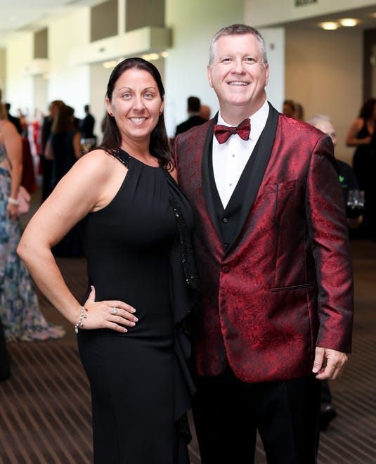 Darron Meares, Nichole Zales at the 2024 Upstate Heart Ball, an elegant, black-tie evening to celebrate the lifesaving work of the American Heart Association. The Heart Association is celebrating 100 years of its mission to be a relentless force for a world of longer, healthier lives.