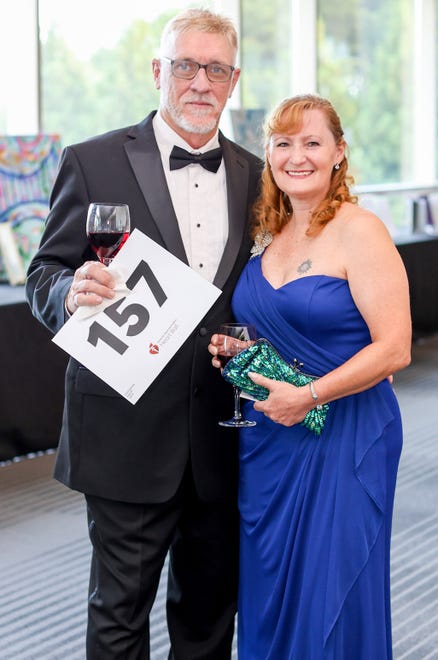 Todd Eudy, Chris Eudy at the 2024 Upstate Heart Ball, an elegant, black-tie evening to celebrate the lifesaving work of the American Heart Association. The Heart Association is celebrating 100 years of its mission to be a relentless force for a world of longer, healthier lives.