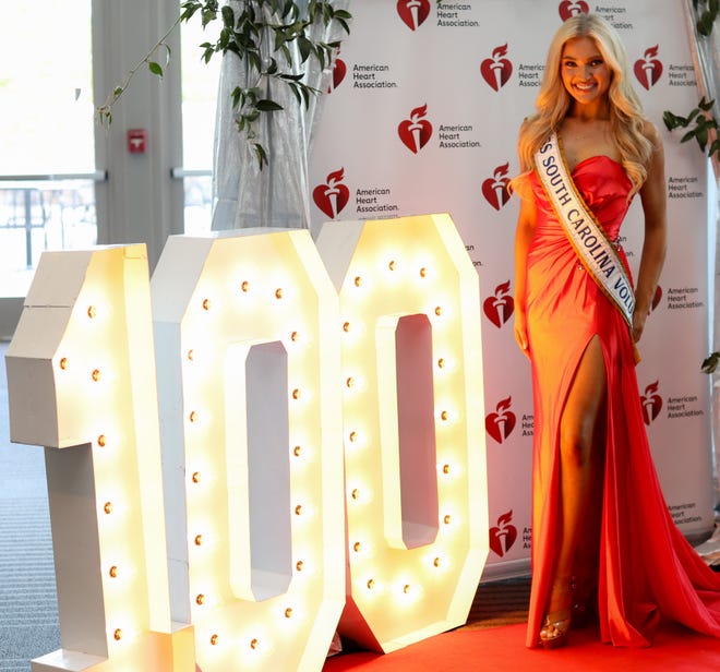 Berkley Bryant at the 2024 Upstate Heart Ball, an elegant, black-tie evening to celebrate the lifesaving work of the American Heart Association. The Heart Association is celebrating 100 years of its mission to be a relentless force for a world of longer, healthier lives.