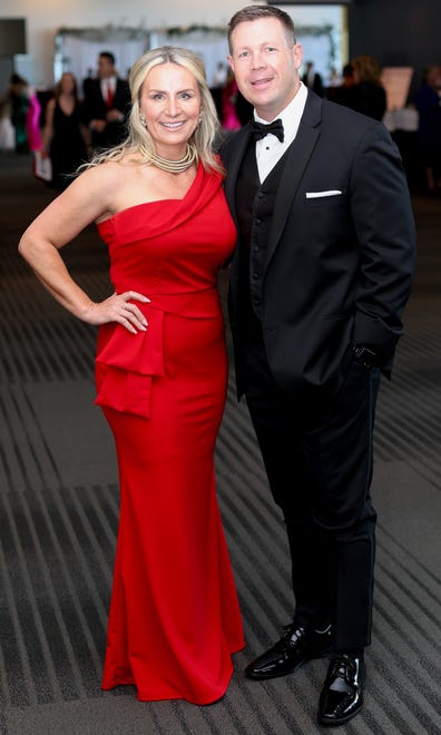 Russell Irvin, Ashley Irvin at the 2024 Upstate Heart Ball, an elegant, black-tie evening to celebrate the lifesaving work of the American Heart Association. The Heart Association is celebrating 100 years of its mission to be a relentless force for a world of longer, healthier lives.