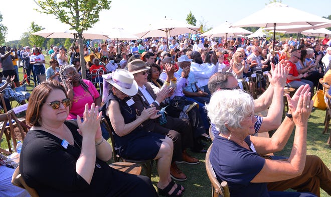 Unity Park held its grand opening on downtown Greenville's west side, Thursday morning, May 19, 2022.