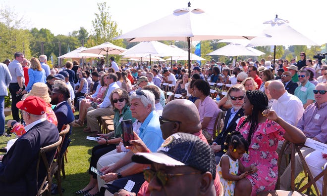 Unity Park held its grand opening on downtown Greenville's west side, Thursday morning, May 19, 2022.