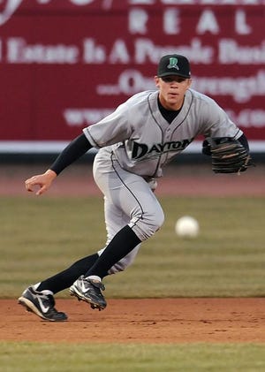 Former Wofford slugger Brandon Waring has 10 homers for the 
Dayton Dragons this season.